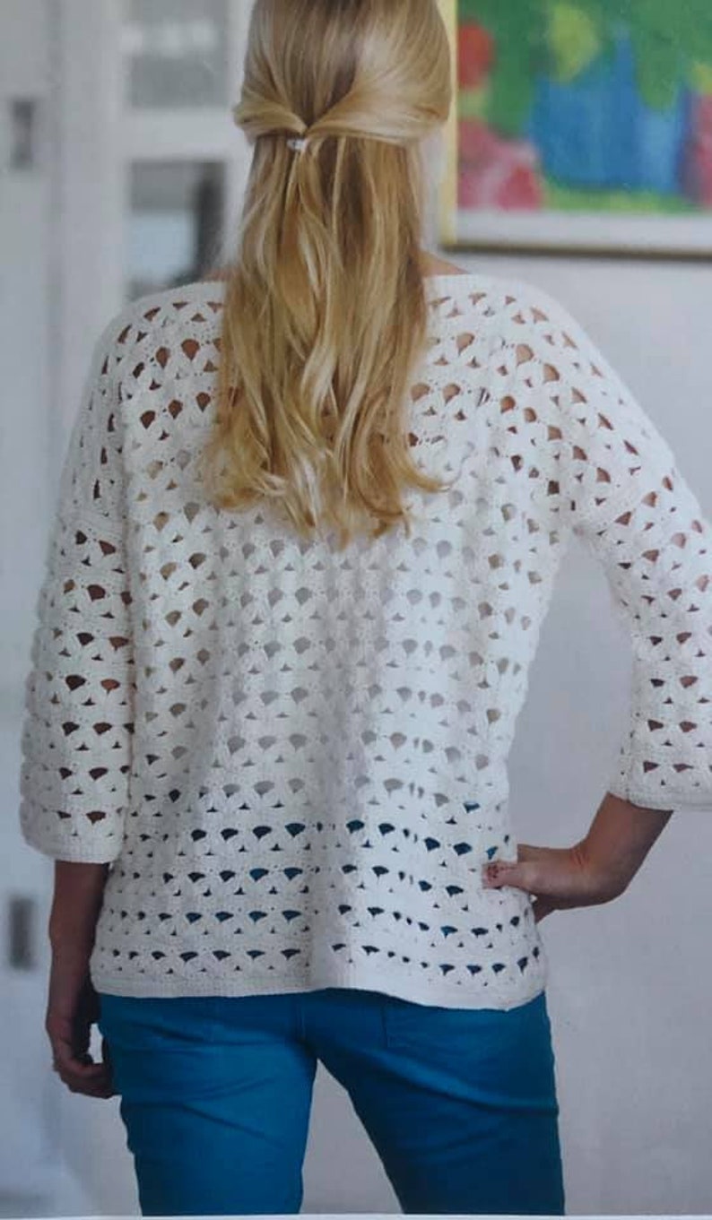 Crochet Sweater Top Pattern Crochet PDF Pattern