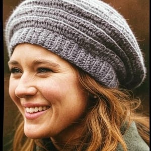 Stunning Crochet Beret Pattern Create a Circular Textured Autumn Hat With This Easy To Follow Crocheting Tutorial Instant Digital Download