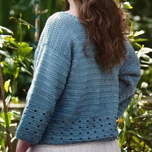 Crochet Loose Sweater Pattern Off The Shoulder Style Top Lacy Whimsy Jumper Design Crocheting Tutorial Instant Digital Download