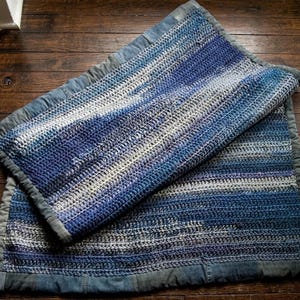 Recycle Old Jeans And Crochet A Rectangle Rug With This Pattern An Eco Friendly Craft Crocheting Tutorial Instant Digital Download