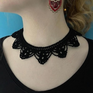 Crochet Choker Collar Pattern Create a Stylish Elegant Necklace Easy Ideal for Beginners Crocheting Tutorial Instant Digital Download image 1