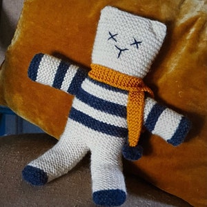 Gestricktes Teddy Bär Muster Stricken Sie ein lustiges niedliches kleines Kuscheltier für Ihre Lieben Strickanleitung Sofortiger digitaler Download