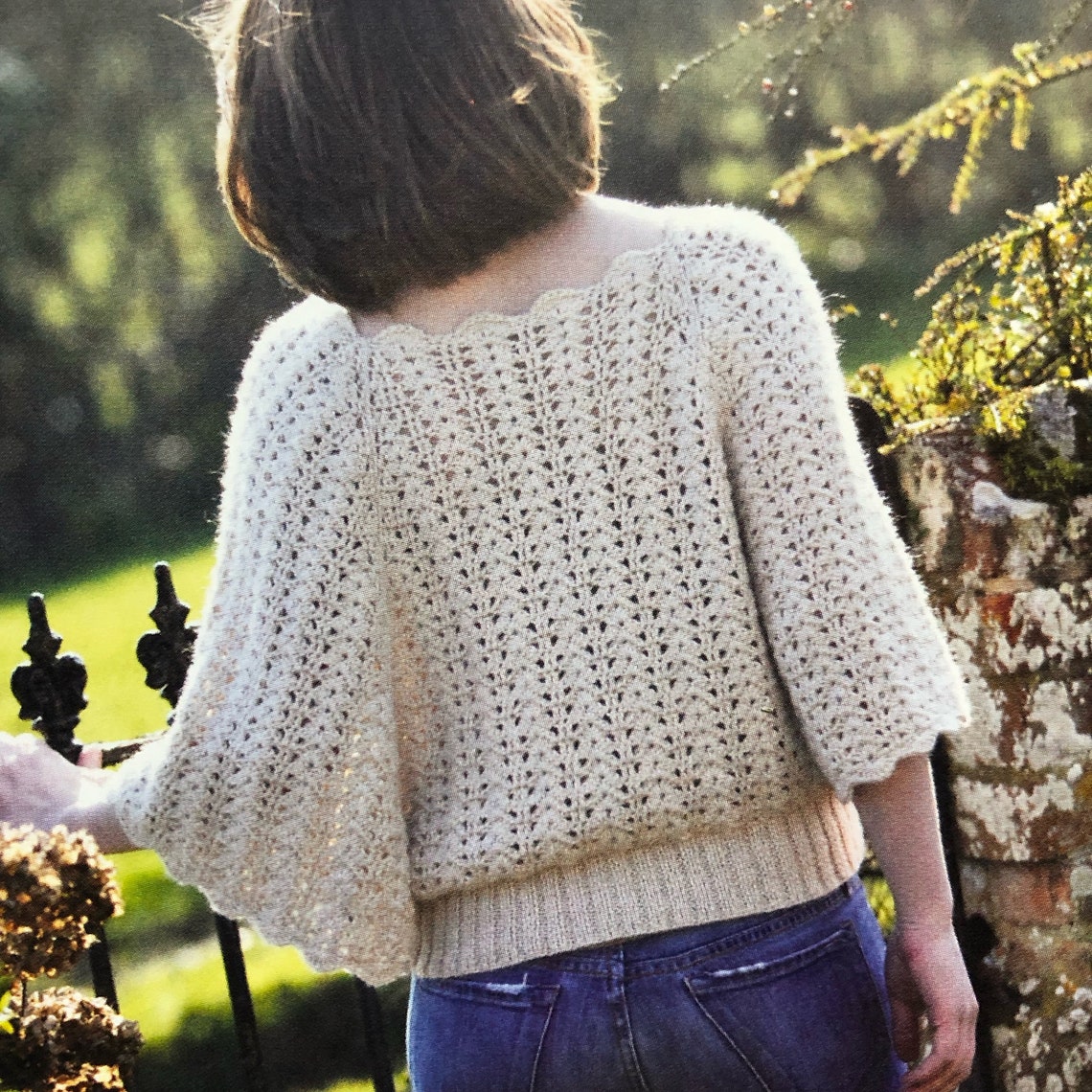 Crochet Batwing Top Pattern Stunning Crochet Sweater Design Easy ...