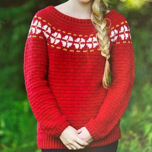 Trendy Crochet Icelandic Style Jumper A Stunning Nordic Sweater Crochet Tutorial Quick Instant Digital Download