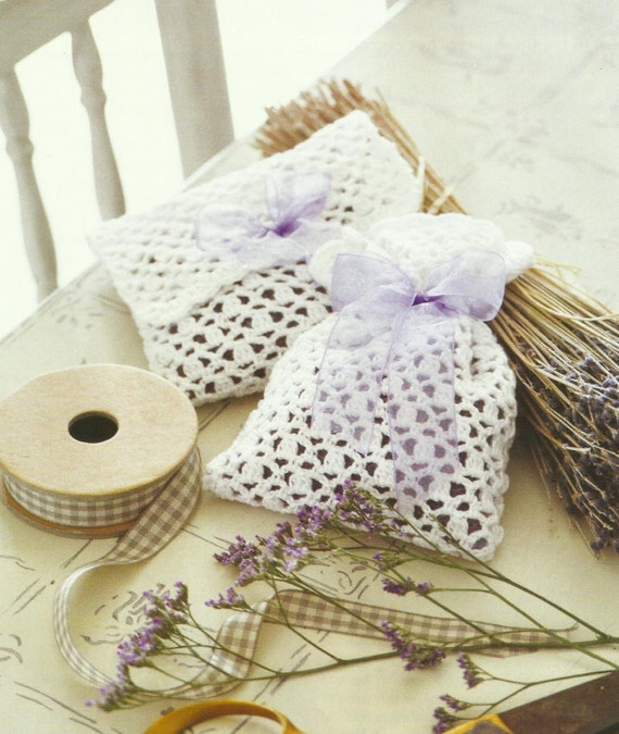 Crochet lavender sachet on sale