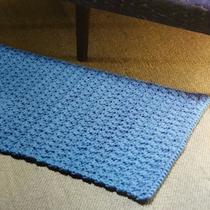 Easy And Soft Crochet Giant Textured Rug Pattern Using Chunky Yarn Instant Download