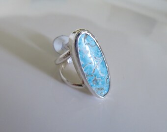 Items Similar To Native American Turquoise Sterling Silver Ring On