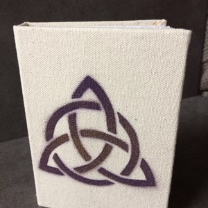Canvas Stoff Handgefertigt Journal Bücher mit Bild Schablone. Kleines Notizbuch oder Traumbuch mit Bild. Maßgeschneiderter Bestellservice.