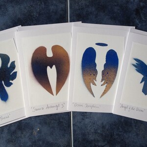 Angel, Fairy, Archangel and Seraphim Greeting Cards by Unknown Angel