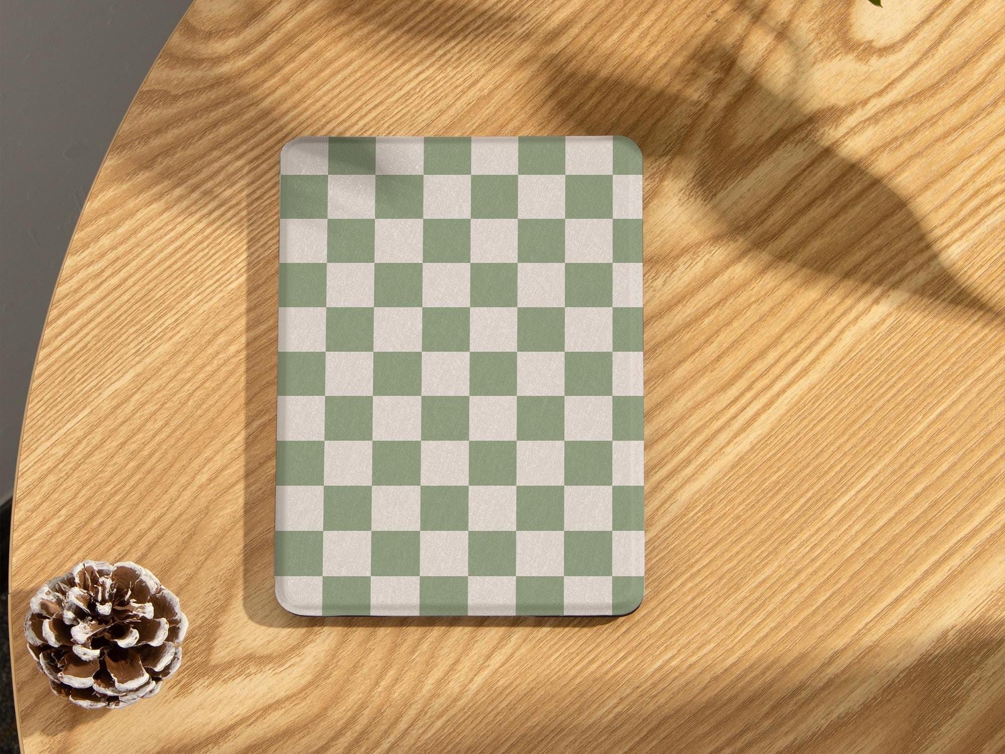 Grayish Green Kindle Case, Kobo Case: Magnetic Wake/Sleep, Clear Back