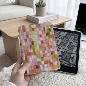 Stained Glass Kindle Case 2026, Kobo Case, Detachable Magnetic Back, Paperwhite 12th 11th, Kindle Colorsoft, Kindle Basic, Clear Back Cover image 5