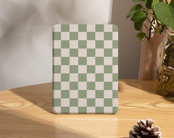 Grayish Green Kindle Case, Kobo Case, Paperwhite 12th 7, Kindle Colorsoft 2024 Cover, Kindle Clear back, Kindle 11th 6, Paperwhite 11th 6.8
