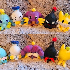 NEW Inspired MINI Sonic/Shadow/Silver/Tails/Nights/Angel/Hero/Neutral/Chao Plush!