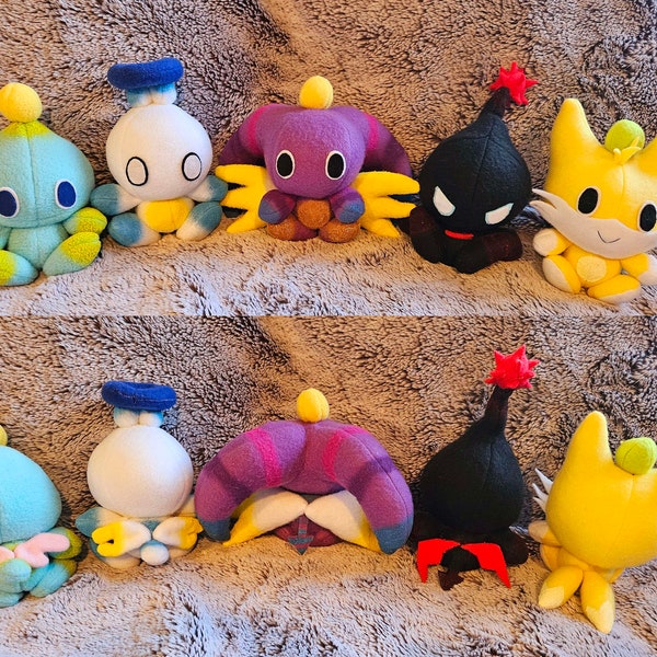 NEW Inspired MINI Sonic/Shadow/Silver/Tails/Nights/Angel/Hero/Neutral/Chao Plush!