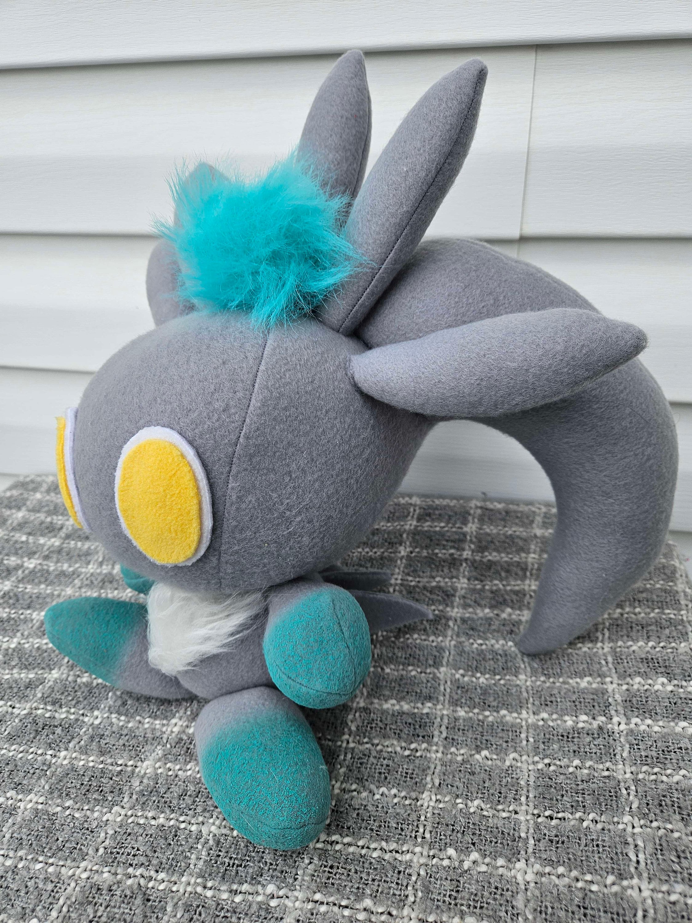 NEW ADORABLE Handmade & Inspired Silver Chao Plush! - Etsy