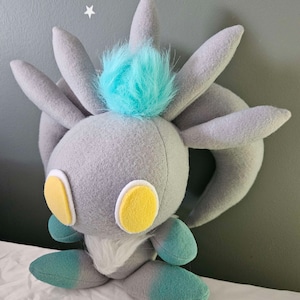 NEW ADORABLE Handmade & Inspired Silver Chao Plush!