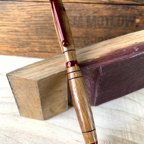 Gorgeous Wine Barrel Pen Handmade Gift for Her or Him Red Wine Lover Gift, Free Shipping!