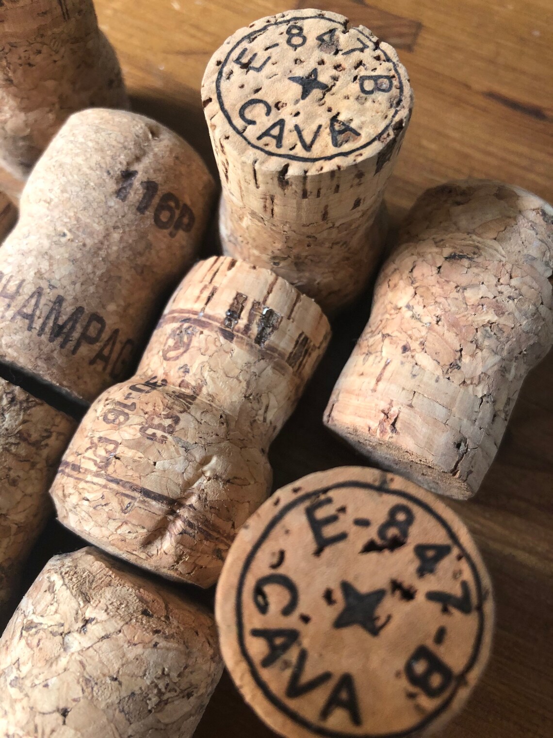 Champagne corks pack of 10 crafting making Etsy