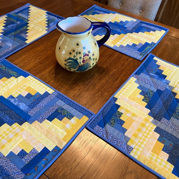 Quilted Placemats Patterns Etsy