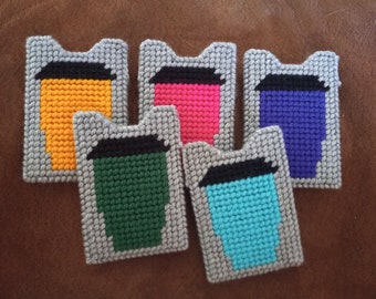 Coffee Gift Card Holders (Assorted Colors)