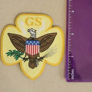 Vintage Girl Scout Aufnäher (aufbügelbar)