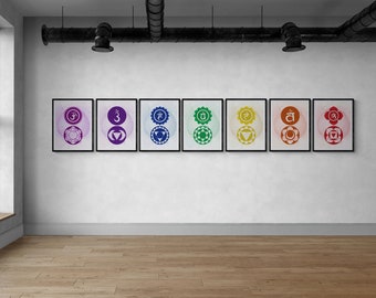 7 Chakras Digital Wall Art