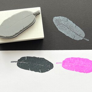 Bananenblatt Stempel | Holzblock Stempel für Scrapbooking und Journaling | Karte Herstellung Zubehör | Stempel für Kunsthandwerk | Stempeln Zubehör