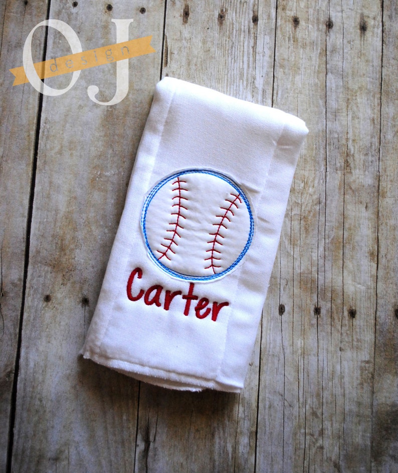 Personalized Baby Boy Baseball Newborn Gown Gift Set Red Etsy