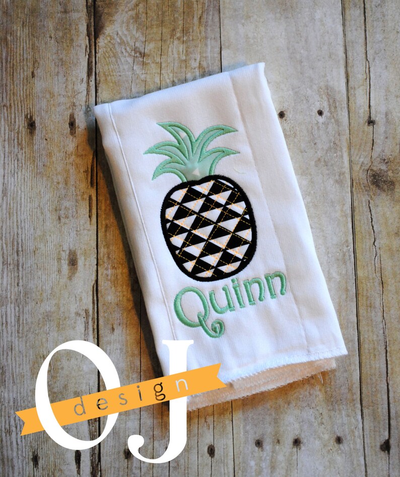 Personalized Baby Girl Pineapple Gift Set Newborn Gift Set Etsy