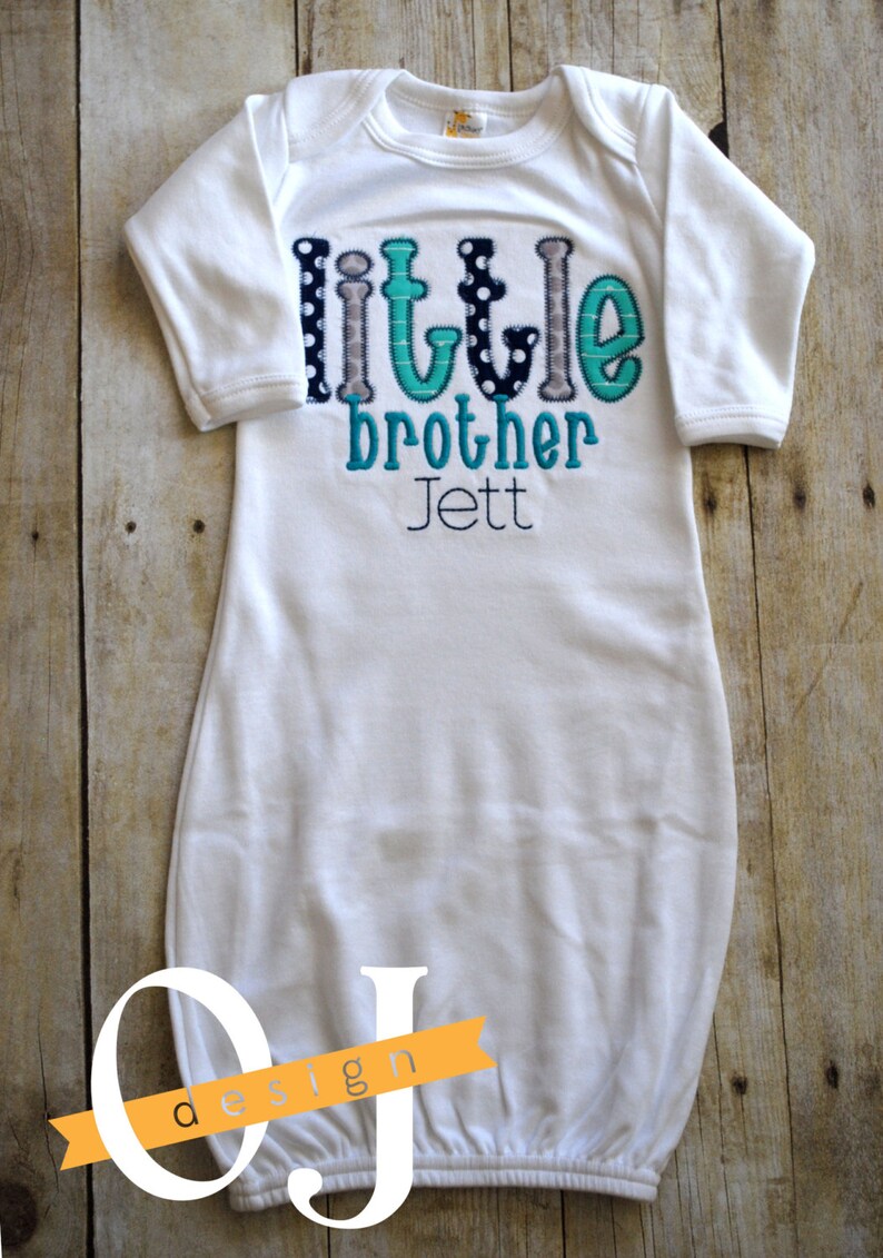 Big Brother Little Brother Personalized Baby Boy Newborn Gift Etsy
