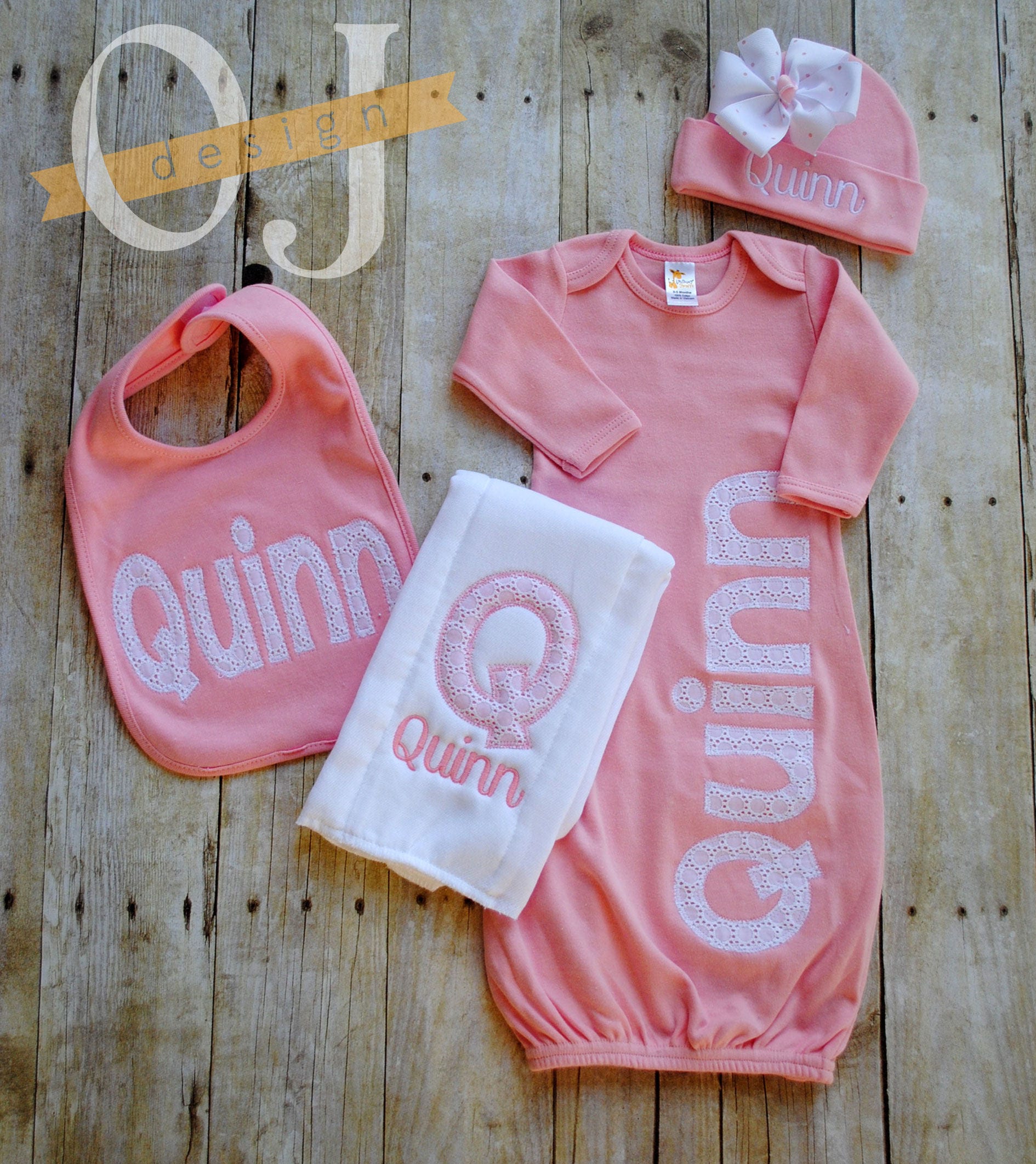 Personalized Baby Girl Gift Set Newborn Gift Set Infant Etsy UK