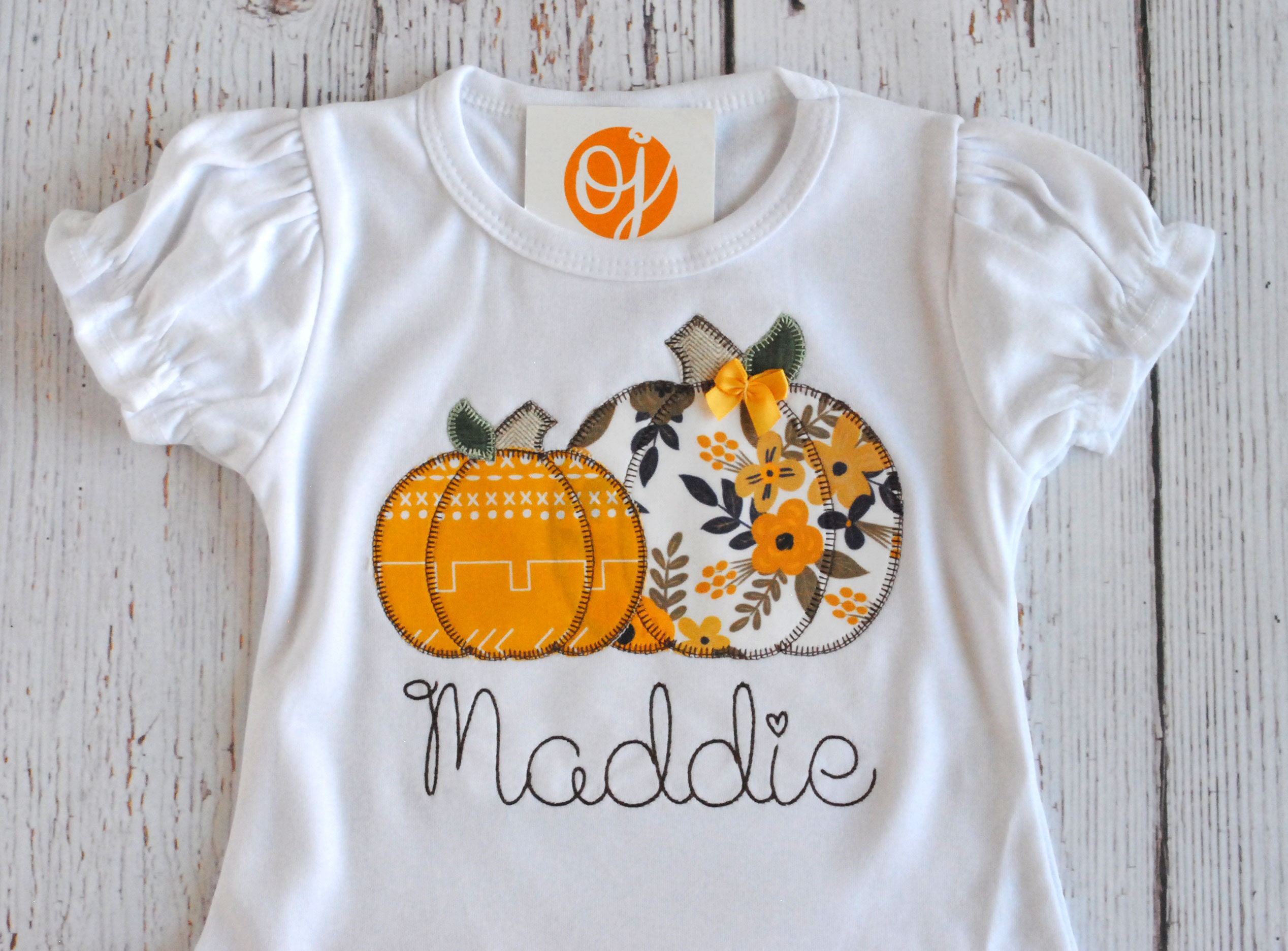 floral pumpkin shirt