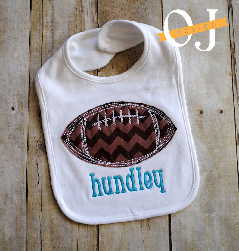 Burp Cloth Football and Basketball Personalized Baby Boy Sports Newborn Gown Gift Set Infant Gown Onesie Newborn Hat Bib