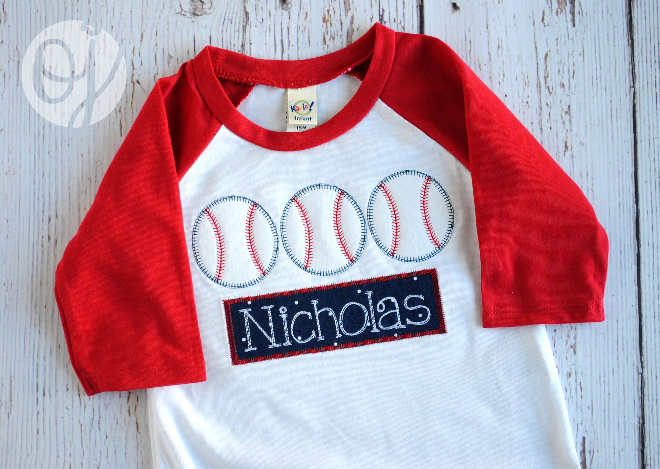 Kids Baseball Raglan Personalized Shirt Personalized Boy Etsy
