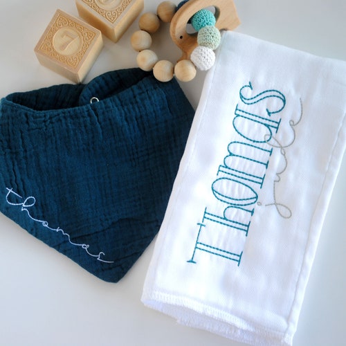 Princess Baby Bib/ Personalized Bib and Burp Cloth Etsy