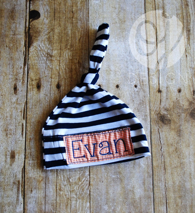 Personalized Baby Gown and Tie Hat Baby Boy Coming Home Etsy