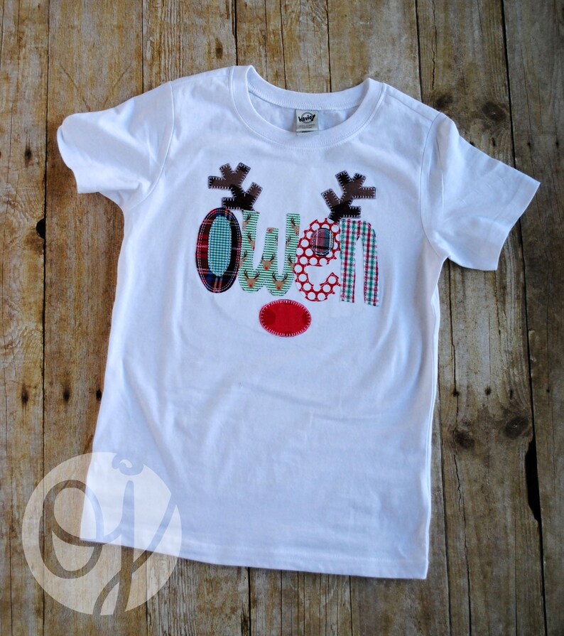 homemade reindeer shirt