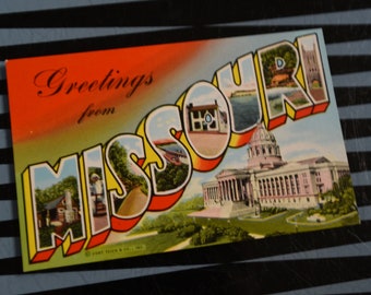 Biloxi Mississippi 20 Tiny Postcards Souvenir Views 1950s