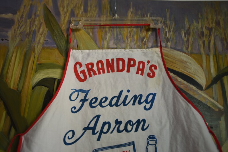 Granpa/'s Feeding Apron Canvas The Funny Joke Vintage Apron Full Apron
