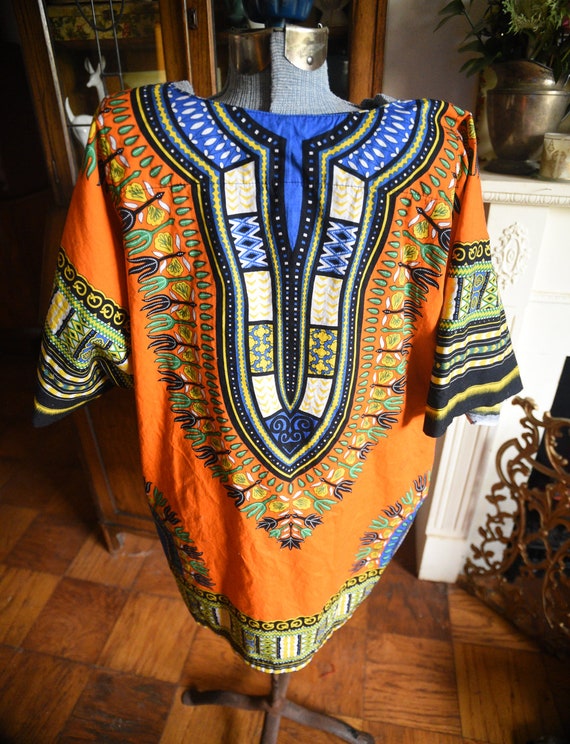 Extra Large / 2x - Vintage 1980's Dashiki shirt -… - image 5