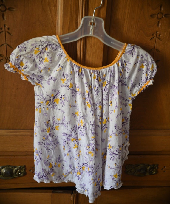 Sweet Girls - Kids - Vintage Blouse - with puffy … - image 6