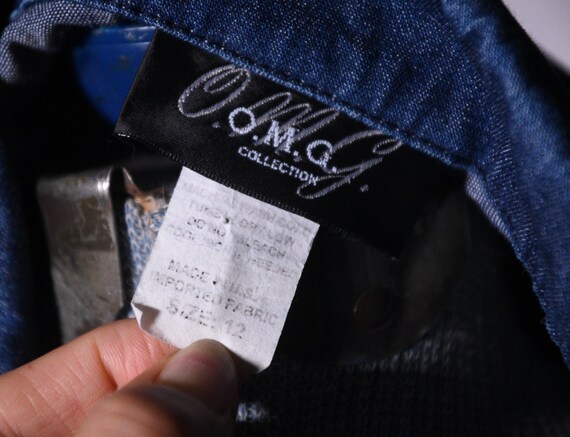 Embroidered Denim Jacket	: Medium Wash
