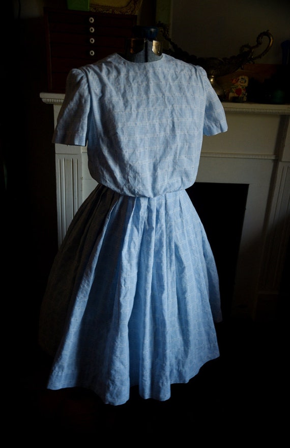 Small / Medium - Sweet Cotton 1950's Vintage Dress - image 5
