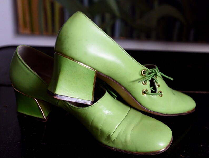 7 Cool Vintage Green Shoes Etsy