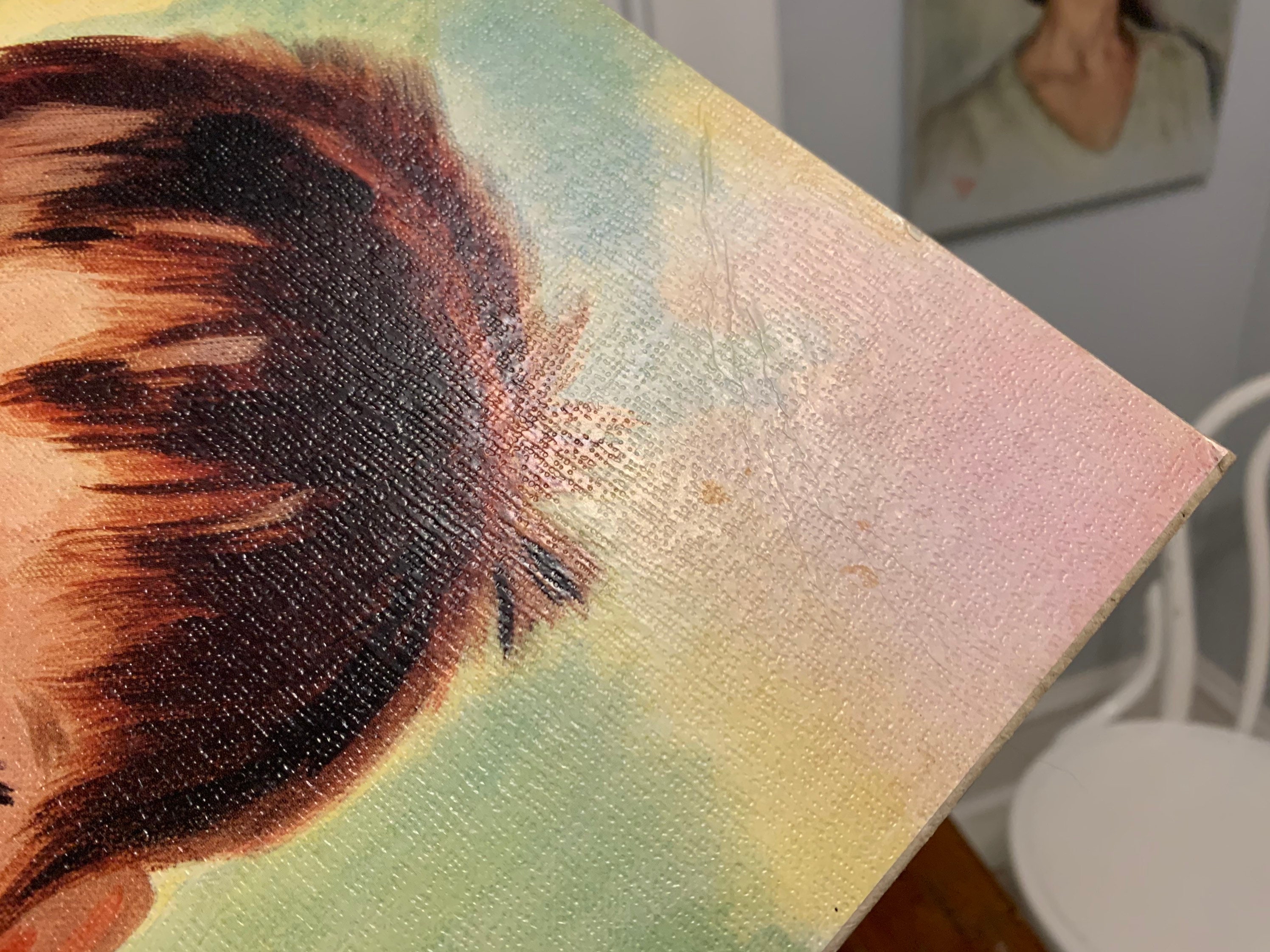 Vintage print on cardboard by Soulet Etsy