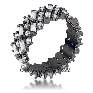 Faux black diamond ring shop