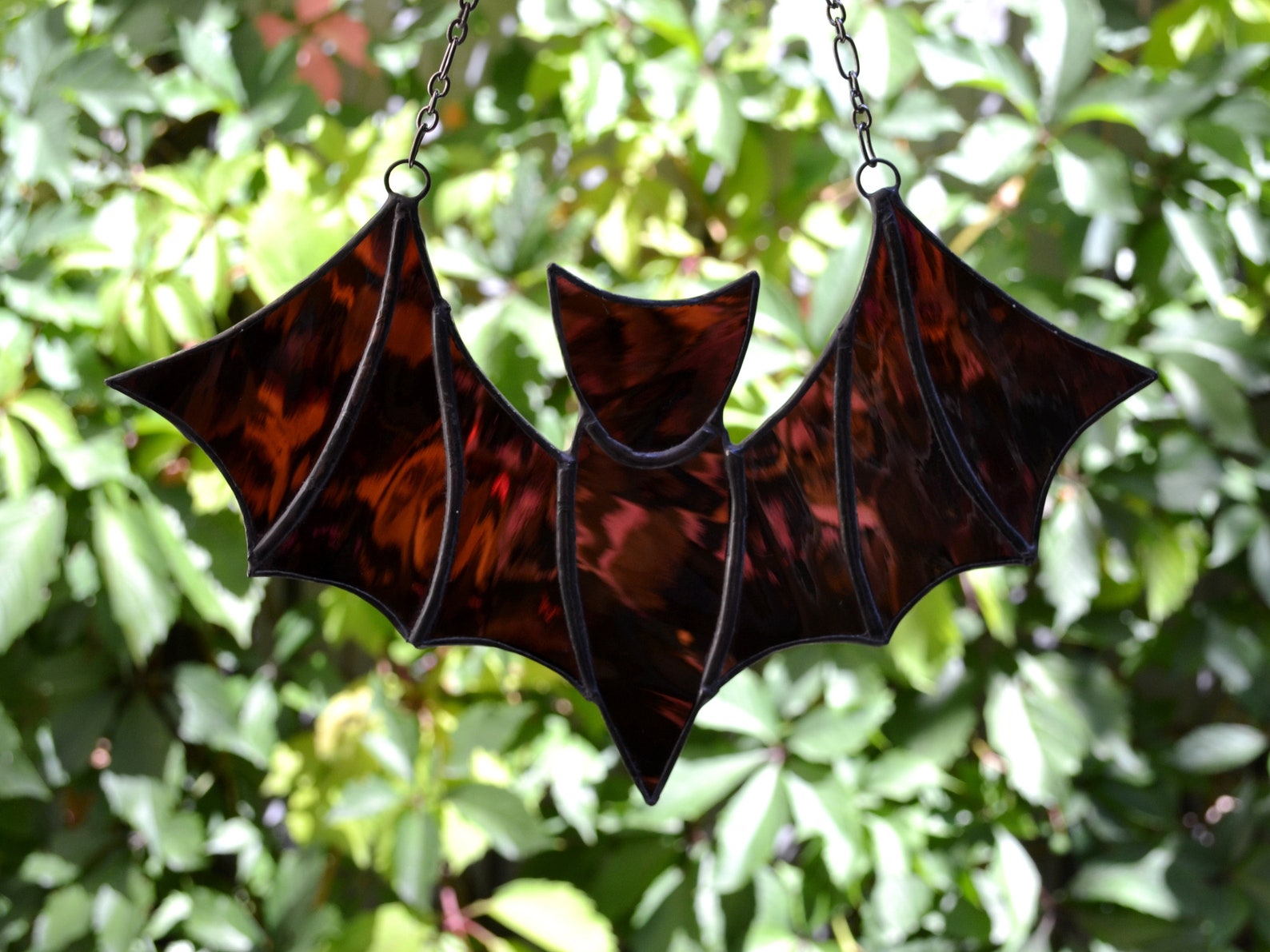 Stained Glass Bat Suncatcher. Bat Stained Glass. Stained Glass - Etsy