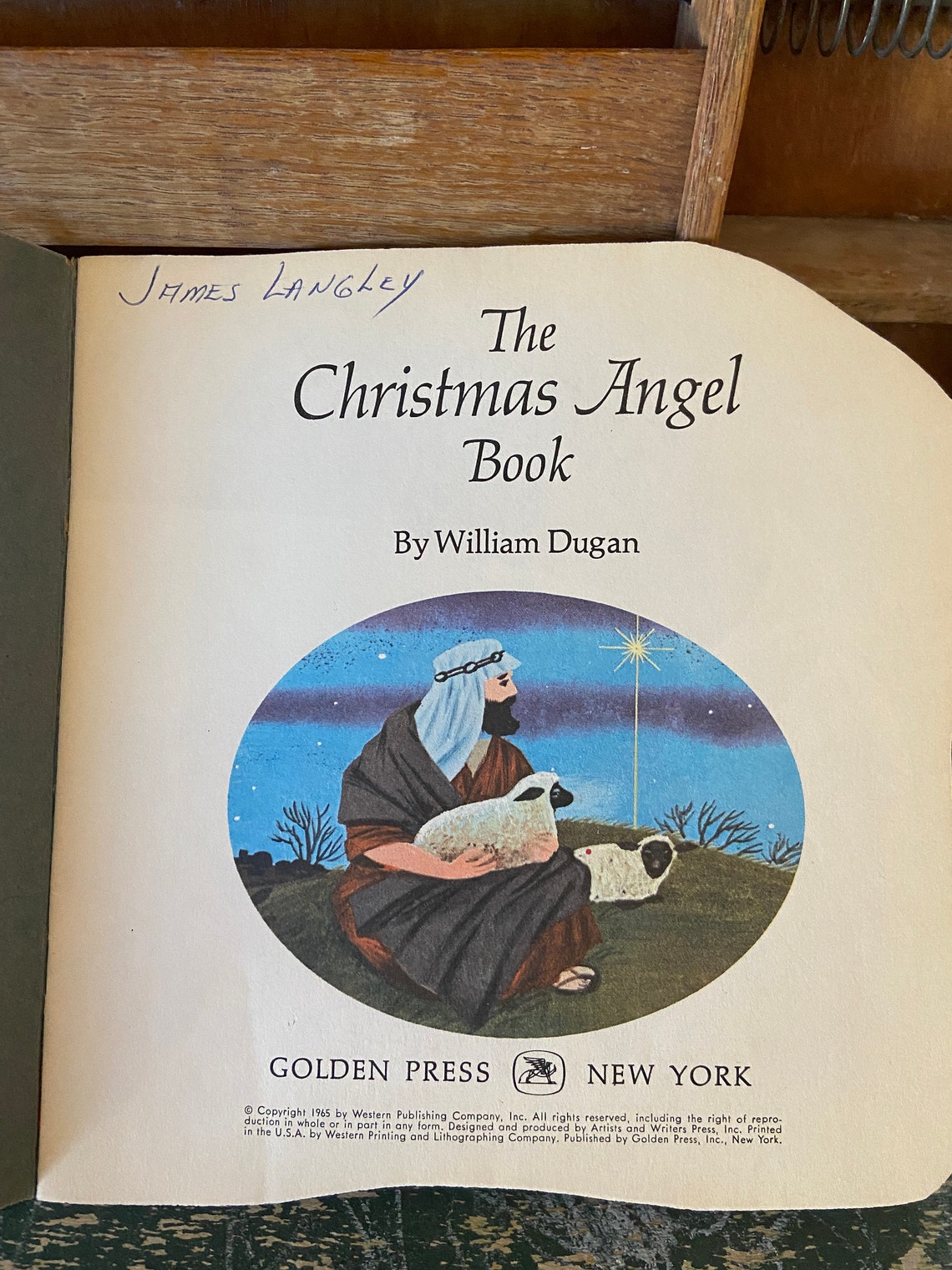Vintage Children's Book The Christmas Angel Book A Etsy