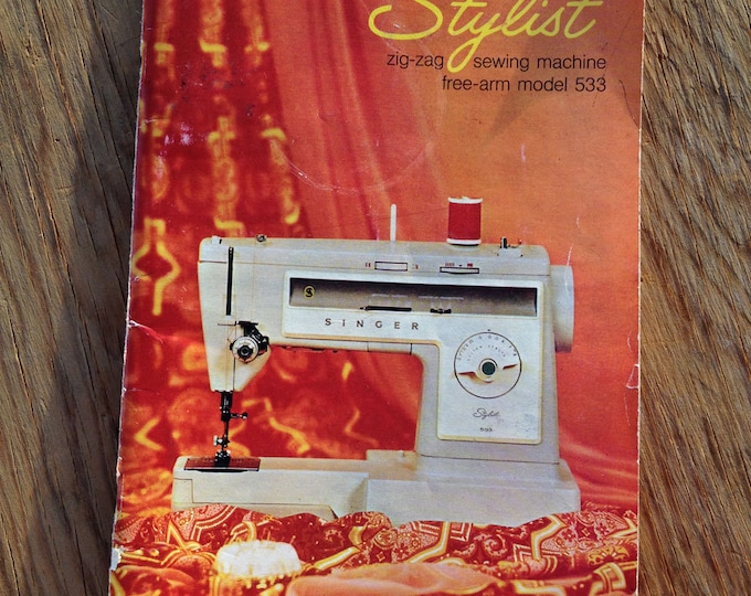 Singer Sewing Machine Owner's Manual Zigzag Stylist Etsy