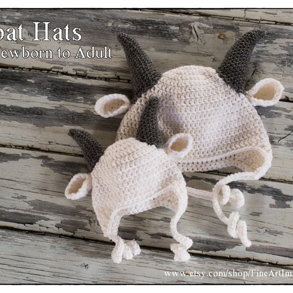 Goat Hat Teen/Adult size